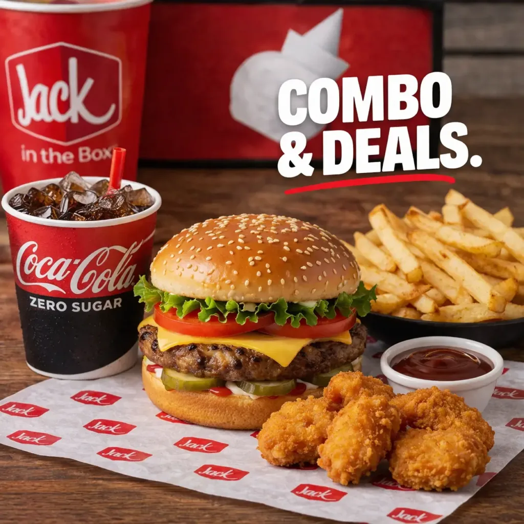 jack in the box combo meals and deals menu with prices and calories